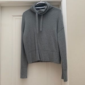 Grey cowl neck sweater